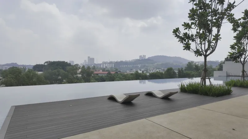 50m infinity pool deck overlooking the city, Emerald 9 Cheras