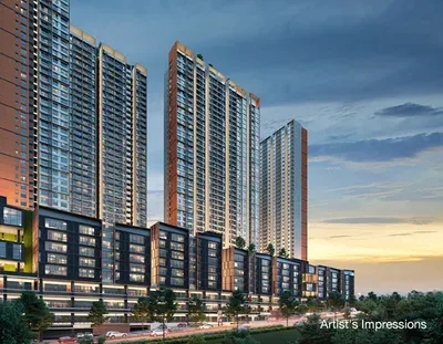 Emerald 9 Cheras exterior facade, artist's impression